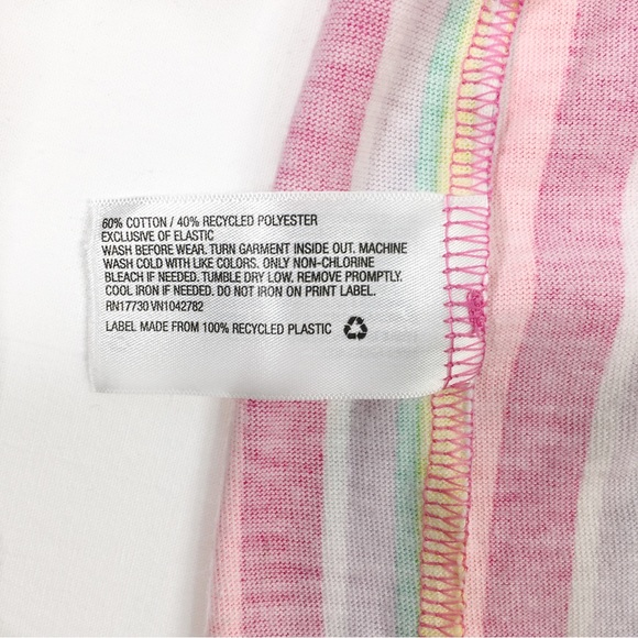 CAT & JACK Candy Stripe Barbie Pink Spaghetti Strap Maxi XS (4/5) - Picture 7 of 7